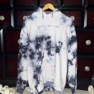 Civil Regime marble rose hoodie.